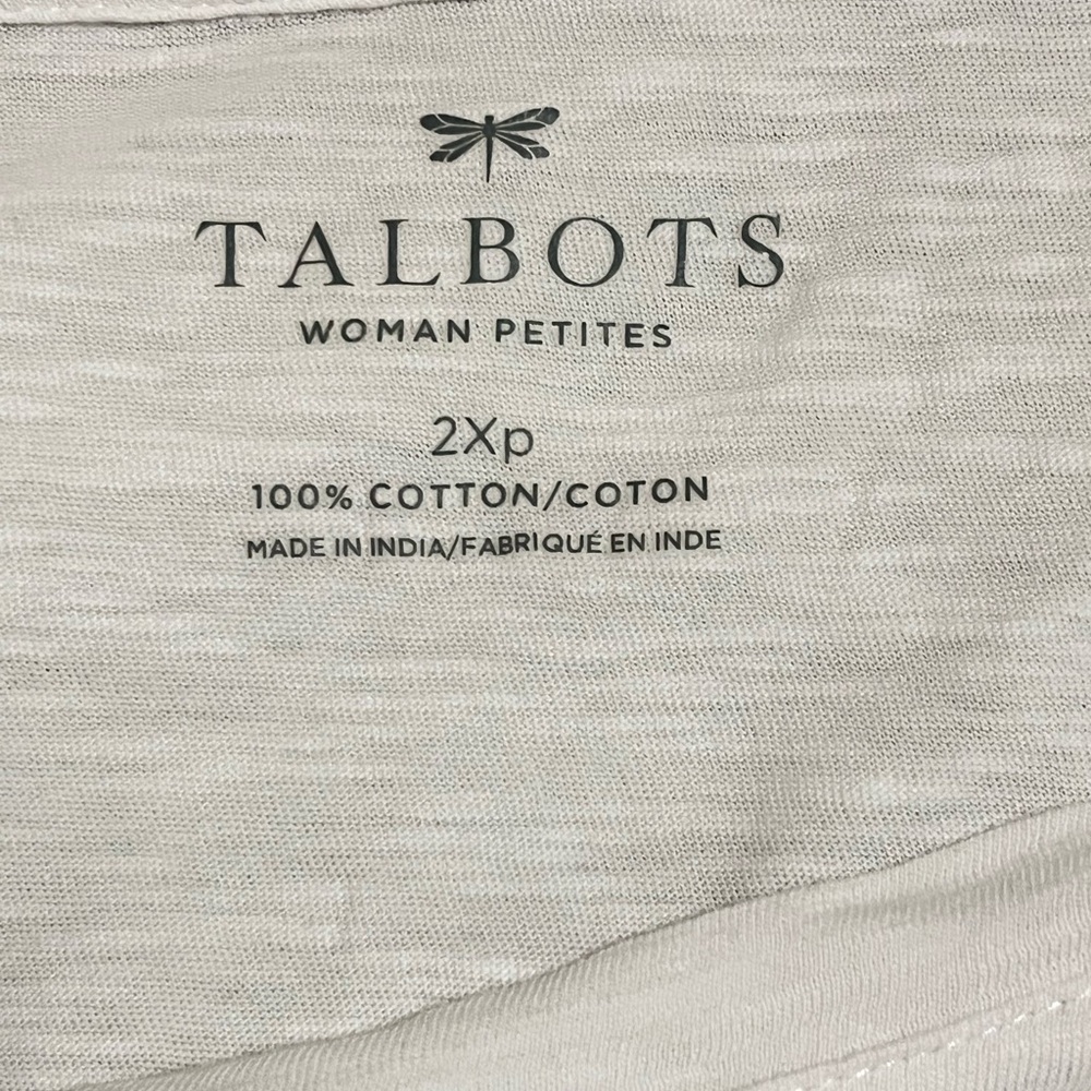 Talbots 2xp Sequined Pineapple Striped Background… - image 2